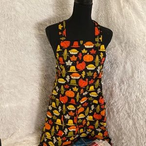 Handmade Reversible Thanksgiving Turkey 🦃 Apron just in time for the holidays